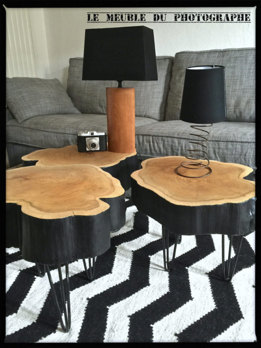 tables cesar par le meuble du photographe tables basses sur hairpin legs