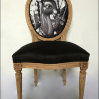 Chaise Médaillon animaux de manège – Image 8