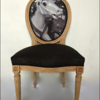 Chaise Médaillon animaux de manège – Image 5