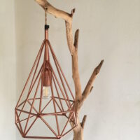 Grand lampadaire branche de hêtre 1m90 – Image 4