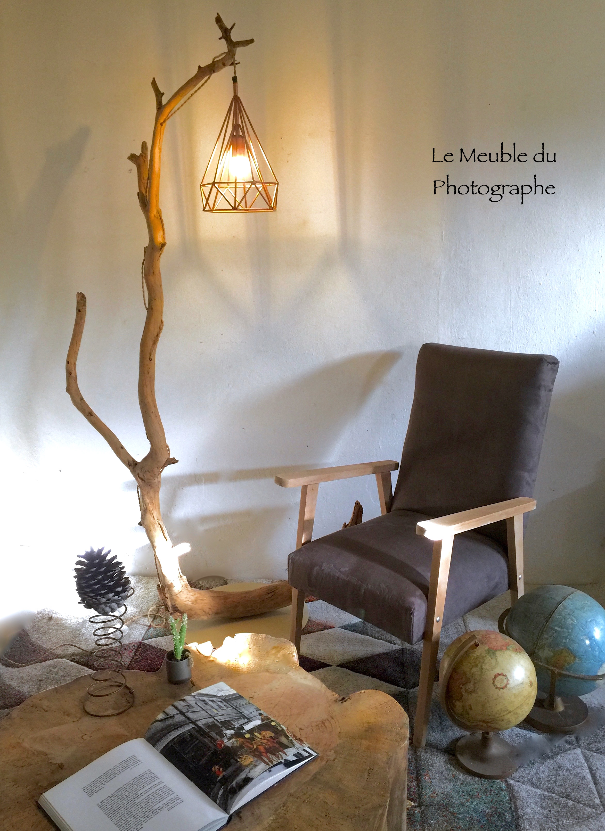 Grande lampe sur pied | Lampadaire salon