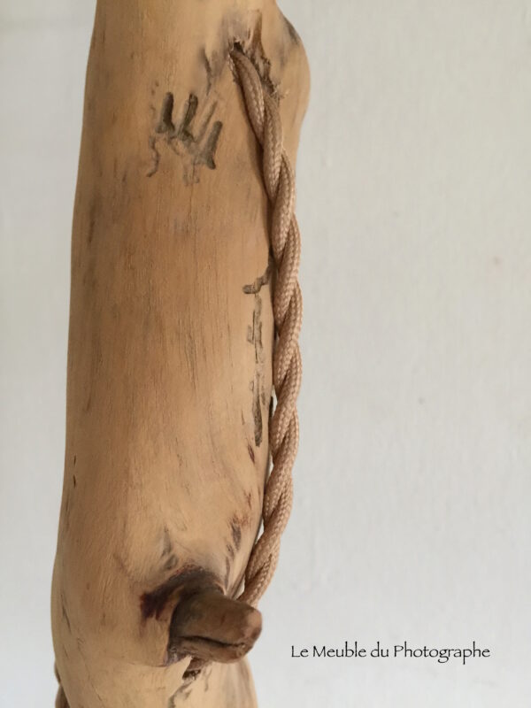 Grand lampadaire branche de hêtre 1m90 – Image 5