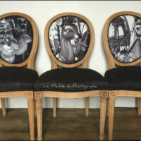 Chaise Médaillon animaux de manège – Image 2