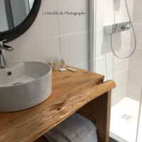 Meuble sous vasque bois salle de bain - 120 x 50 cm – Image 4