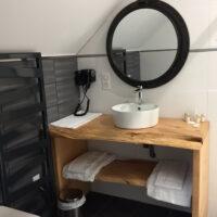 Meuble sous vasque bois salle de bain - 120 x 50 cm – Image 2