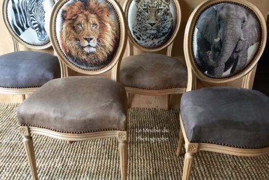 chaises-animaux-savane-lmdp Chaises médaillon Savane