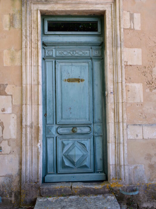 Ile de Ré, porte bleue