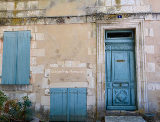Ile de ré, volets bleus