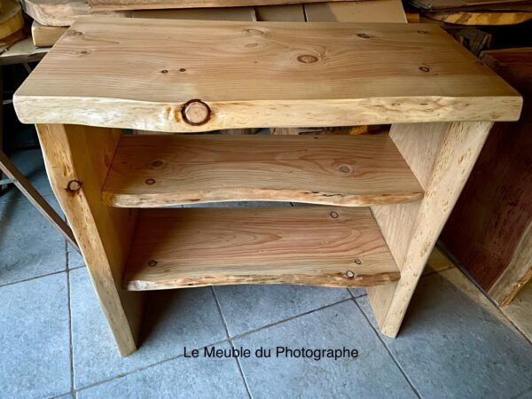 meuble bois massif sur mesure étagères