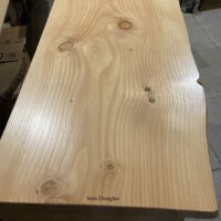 plateau en bois massif douglas pour meuble vasque
