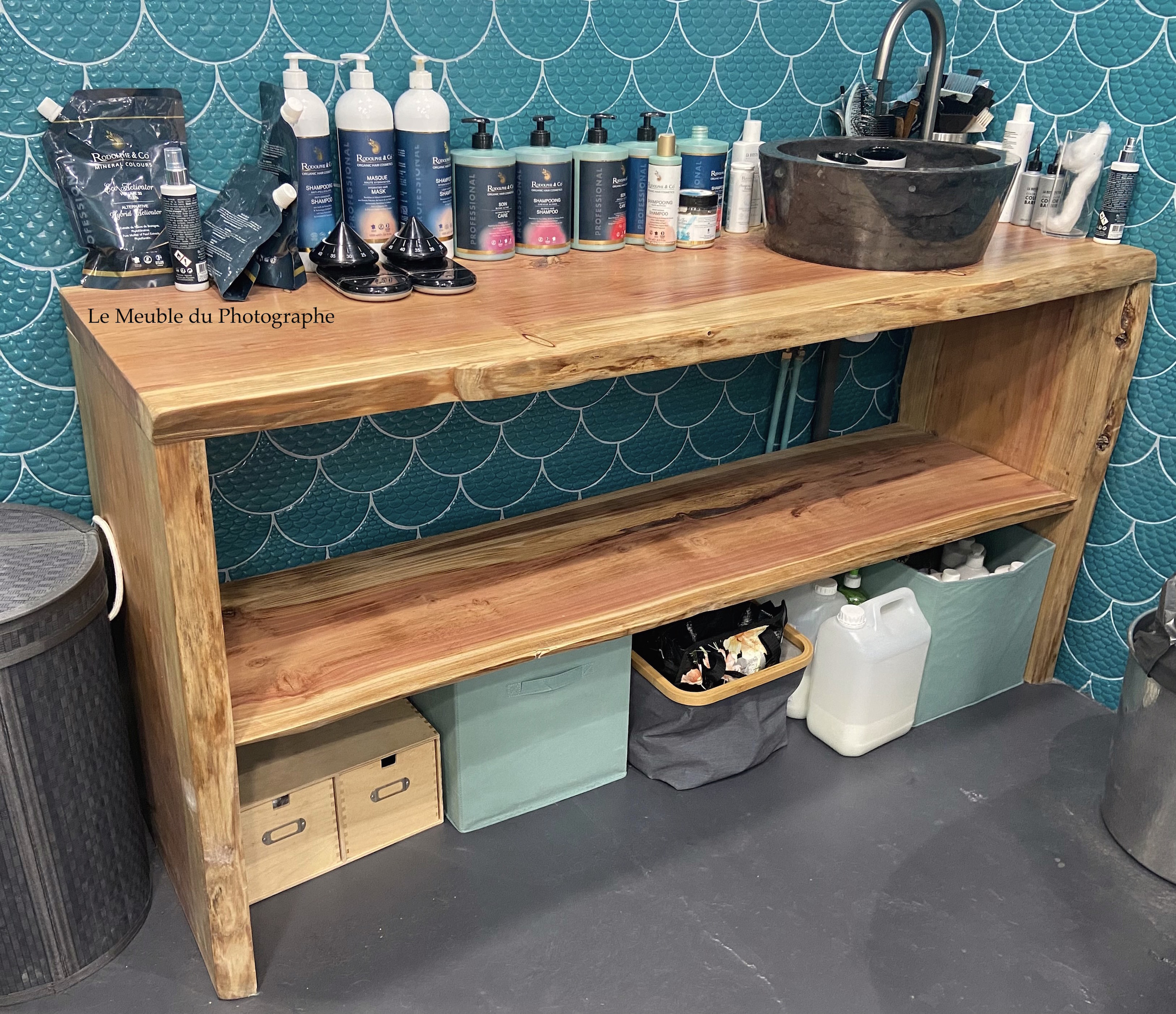 meuble vasque 160cm meuble sous vasque planches bois massif 160 cm coiffeur